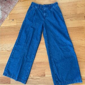 Zara wide leg very cute, tapered jeans